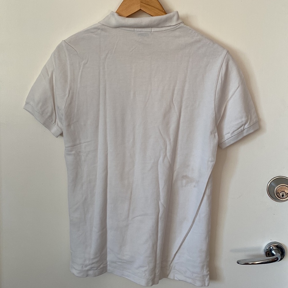 Ralph Lauren Teens Polo Shirt White AU14-16 Cotton Pre Owned GC - Picture 7 of 11